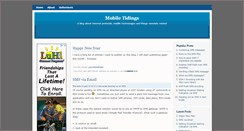 Desktop Screenshot of mobiletidings.com
